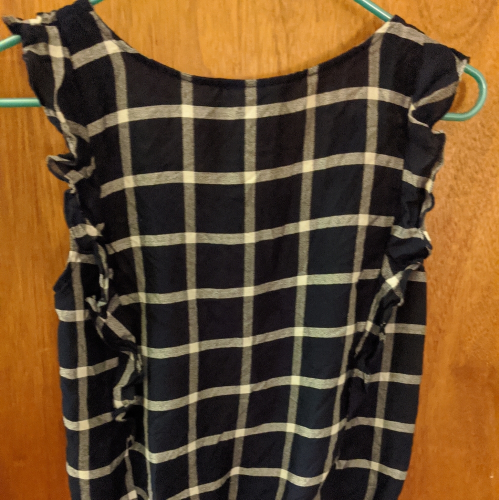 Plaid Ruffle Shirt - Picture 3 of 3